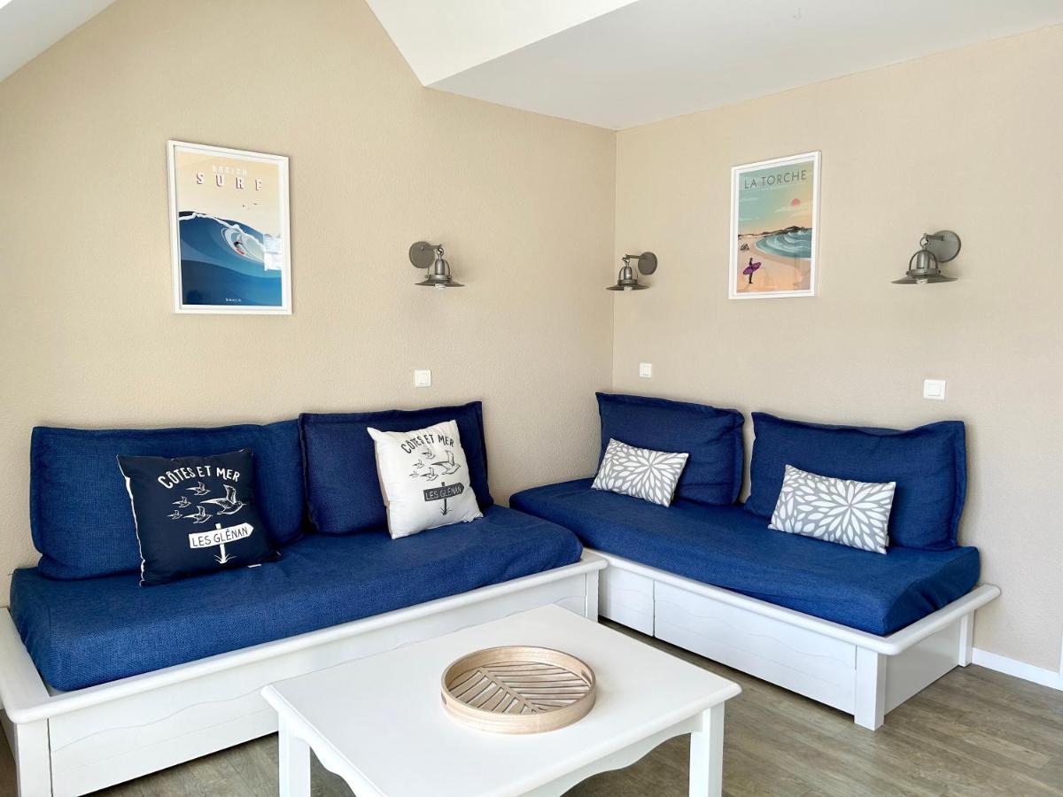 Appartement En Duplex Front De Mer, Cap Coz Фуенан Екстериор снимка